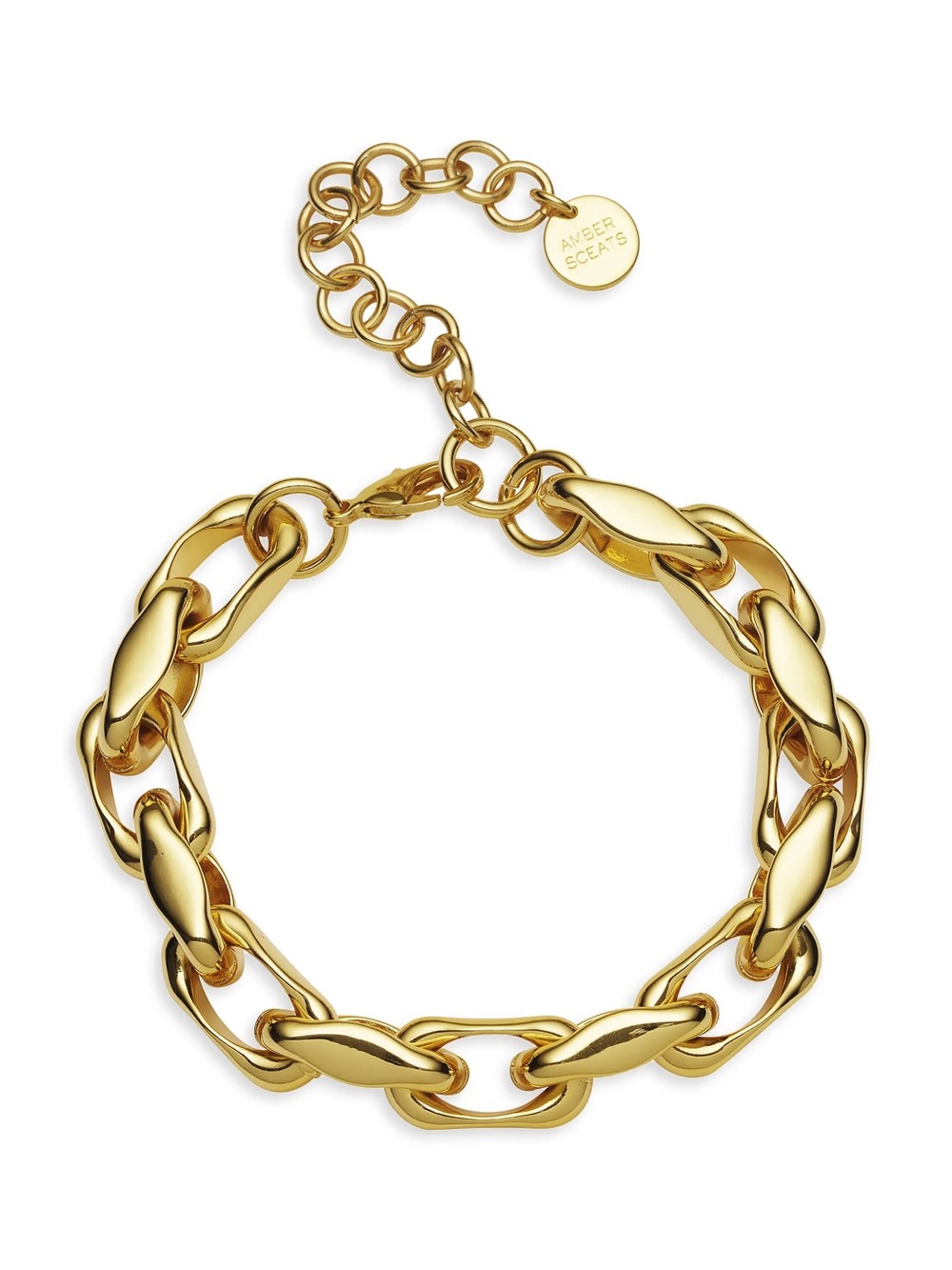 Amber Sceats - Zagora Bessie 24K- Gold Plated Chain Bracelet - Yellow Gold